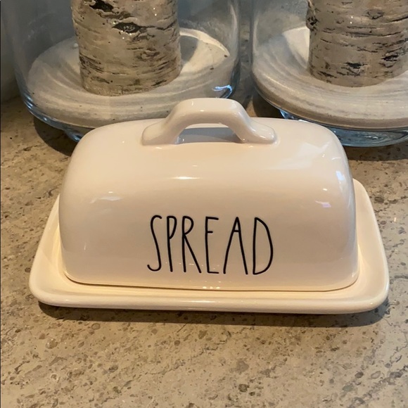 Rae Dunn Other - Rae Dunn “Spread” ceramic butter dish.